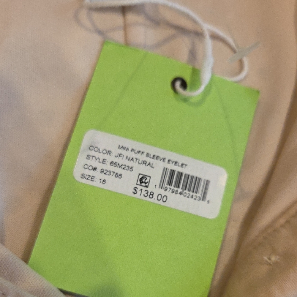 Sam Edelman Cream Eyelet Dress - Picture 3 of 8